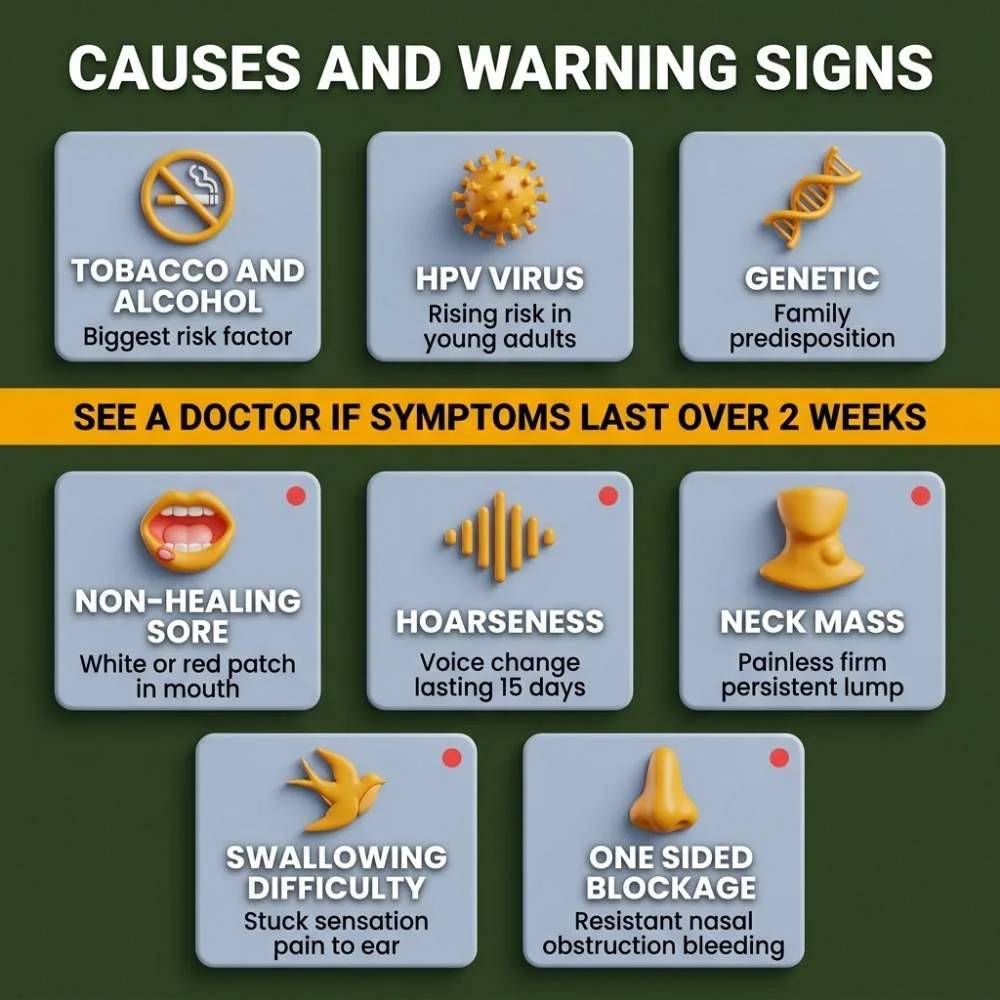 What does head and neck surgery do